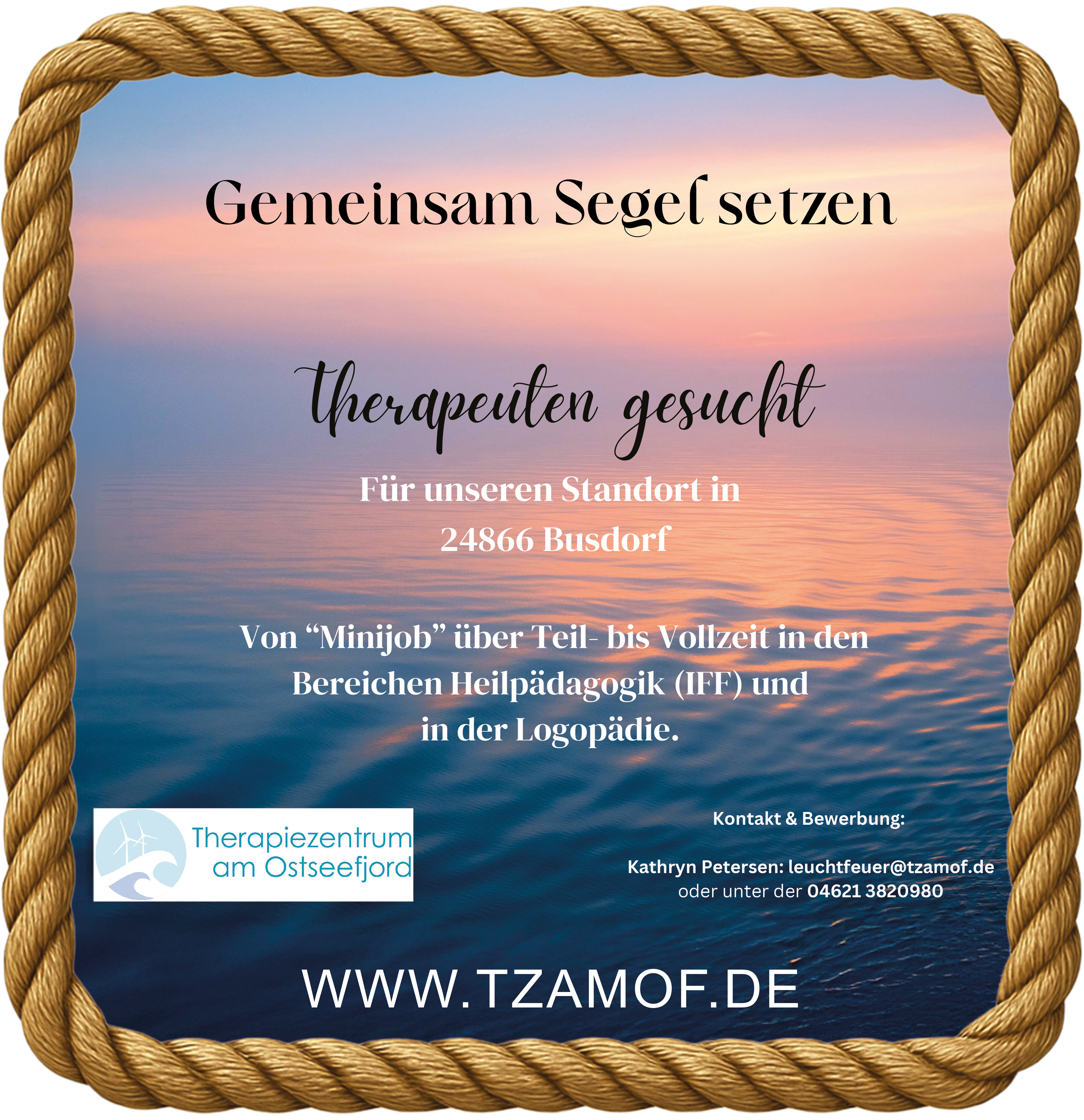 Bild mit Stellenanzeige