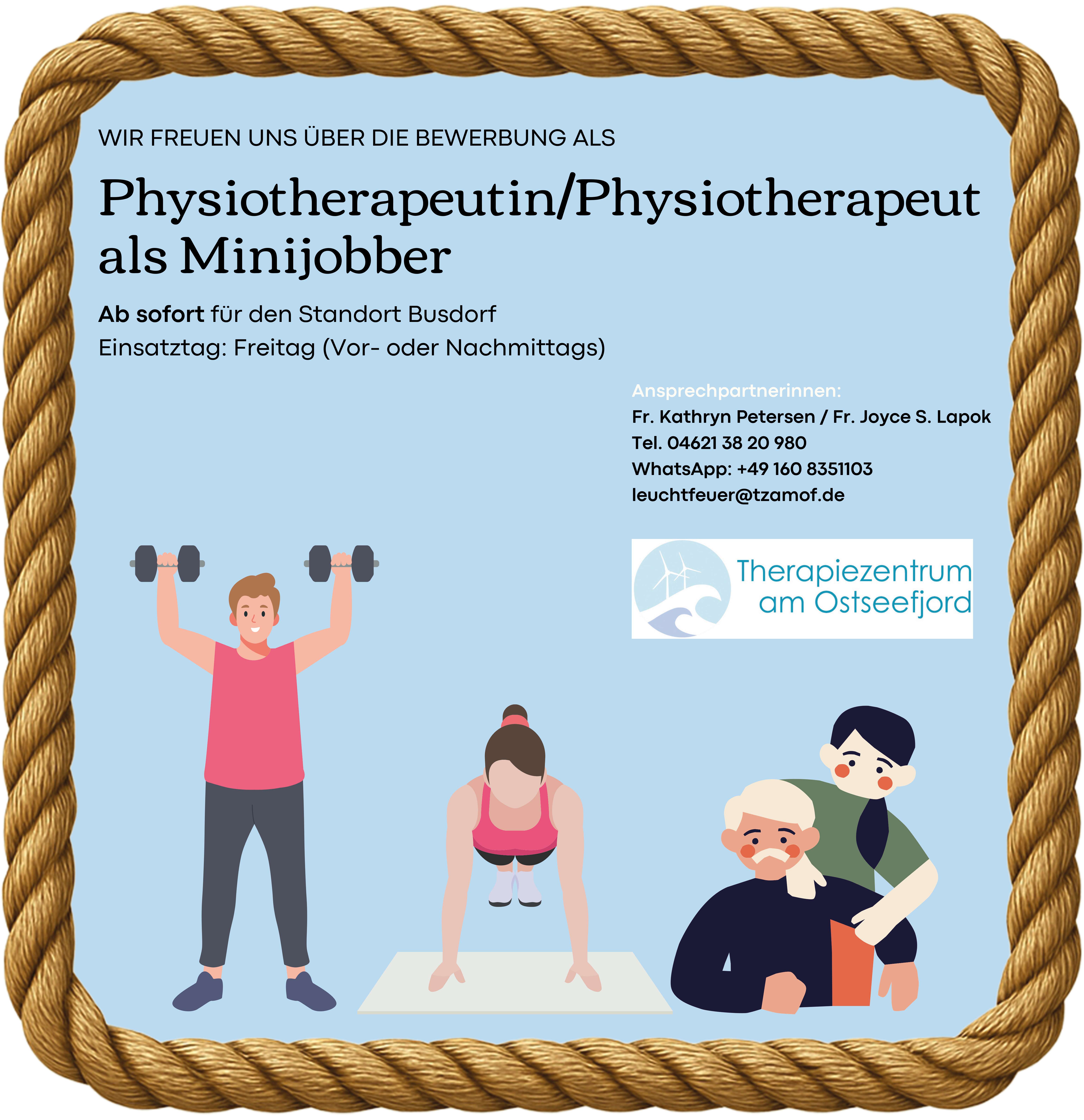 Bild mit Stellenanzeige